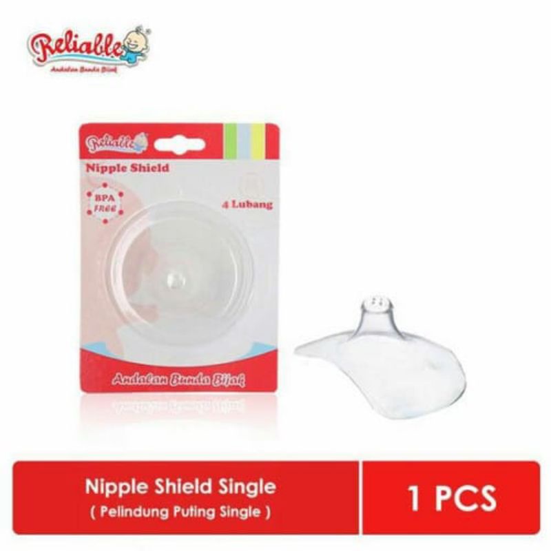 NEW !!! Sambungan Puting ASI RELIABLE Nipple Shield Single dan Double / Sambung Asi Reliable isi