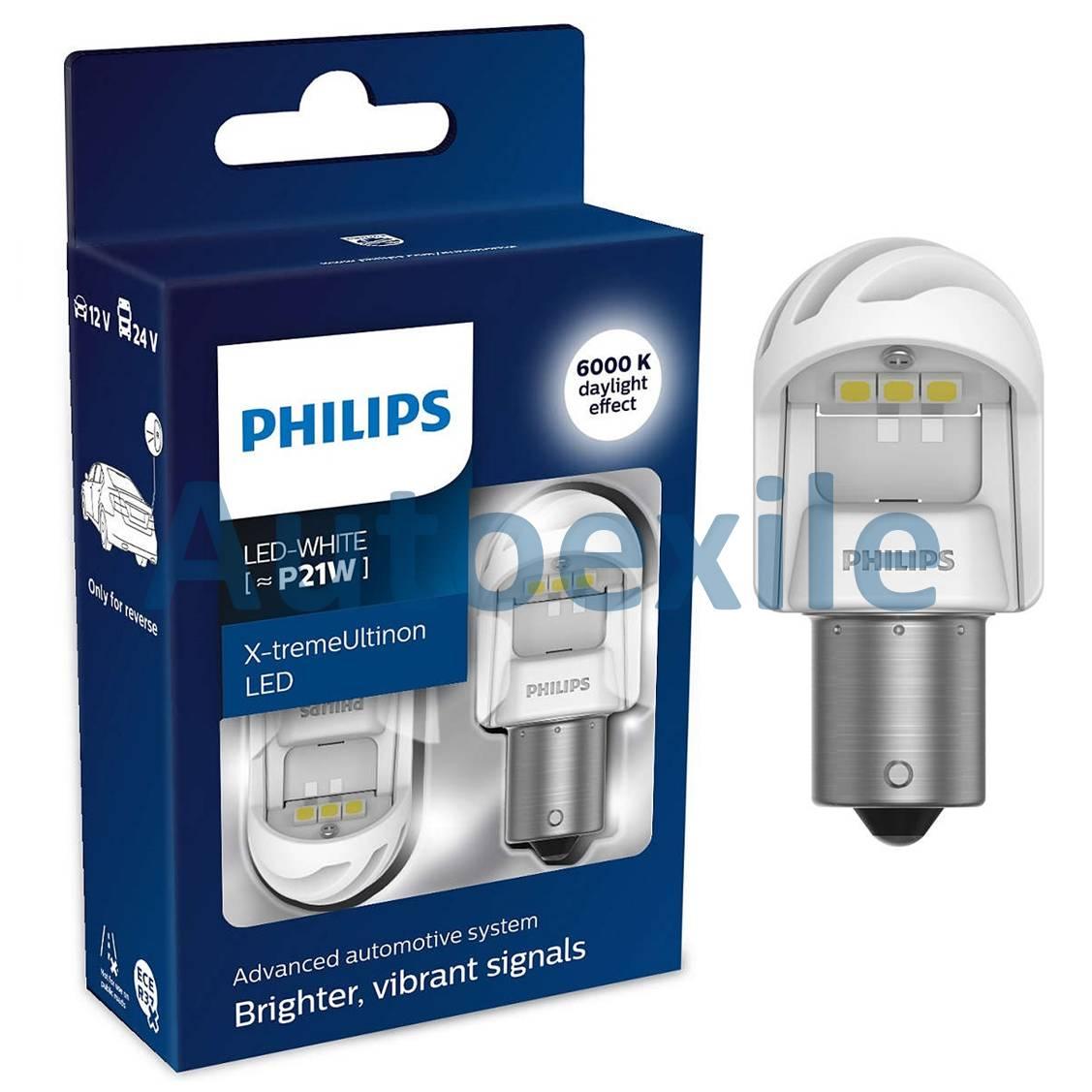 Philips Xtreme Ultinon LED Gen2 S25 P21W White Putih Lampu Mundur Mobil Avanza