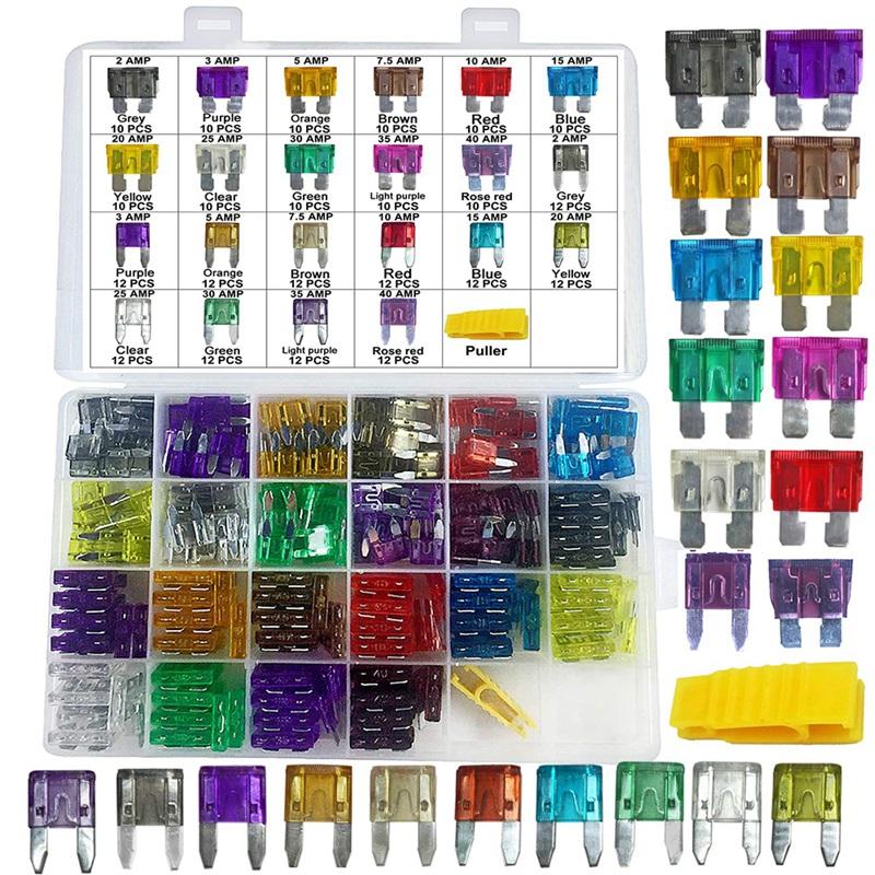 10Pcs Purple Car Blade Fuse 3A 3AMP Auto Fuses Caravan