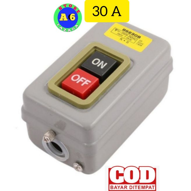 tombol on off , power push button dinamo 30 A | Lazada Indonesia