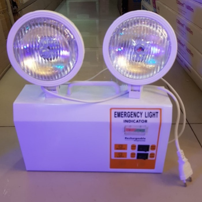 Lampu Emergency LED Mata Kucing 2mata 2 Mata 2x3w Dinding LED 2Mata ...