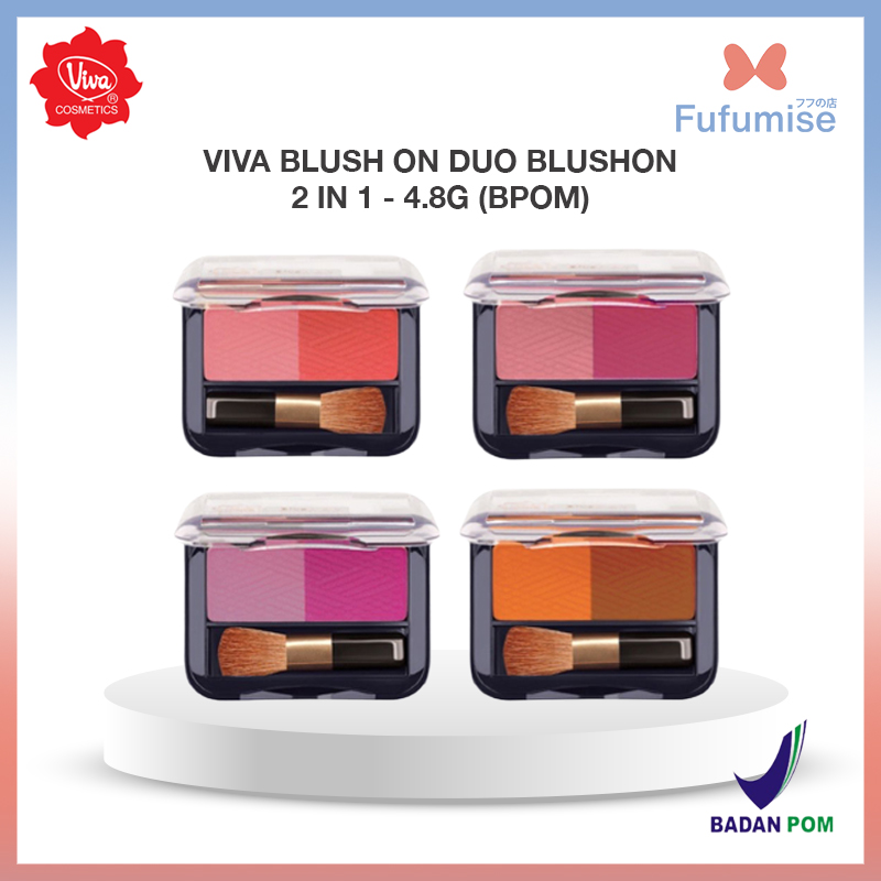 Viva Blush On Duo Blushon 2 in 1 4.8g (BPOM) Lazada Indonesia