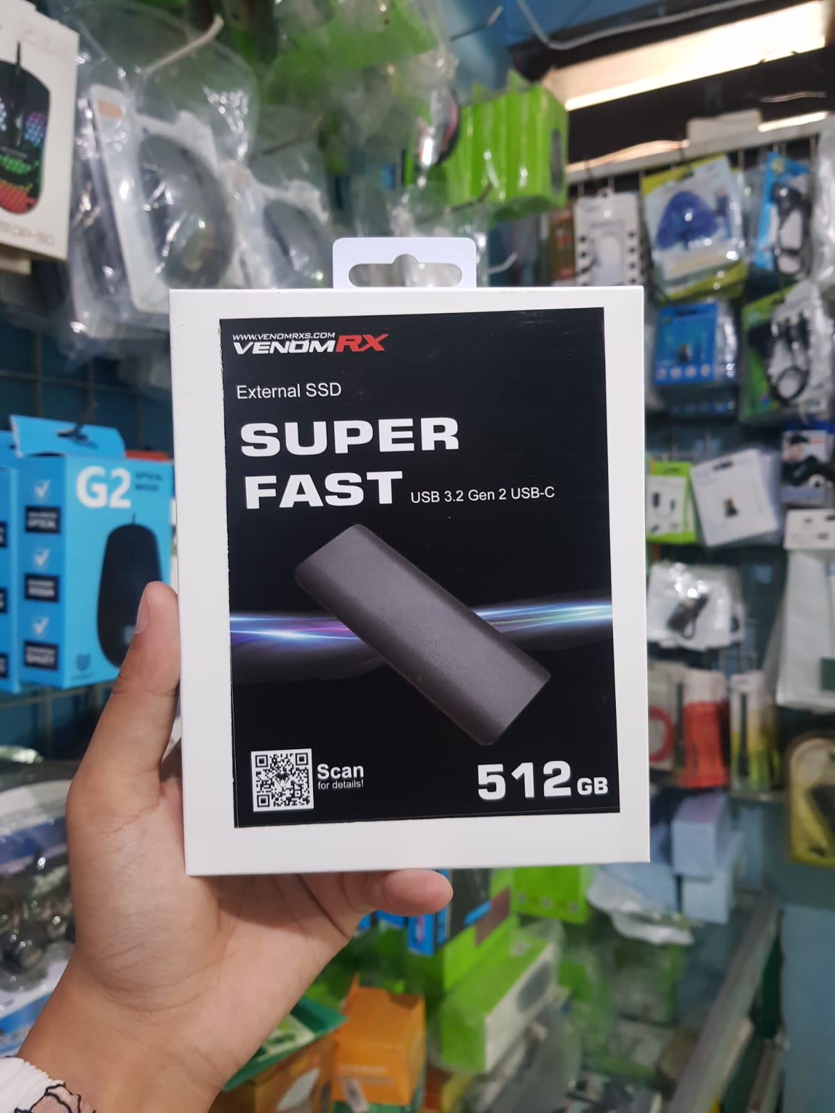 SSD EXTERNAL original Venom RX 512Gb 1TB 512Gb