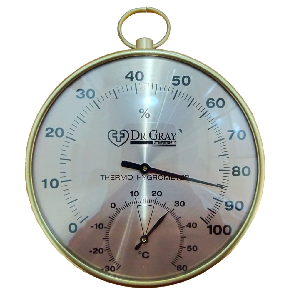 Dr Gray Thermometer Hygrometer Analog 4 Inch Termometer Ruangan HG4
