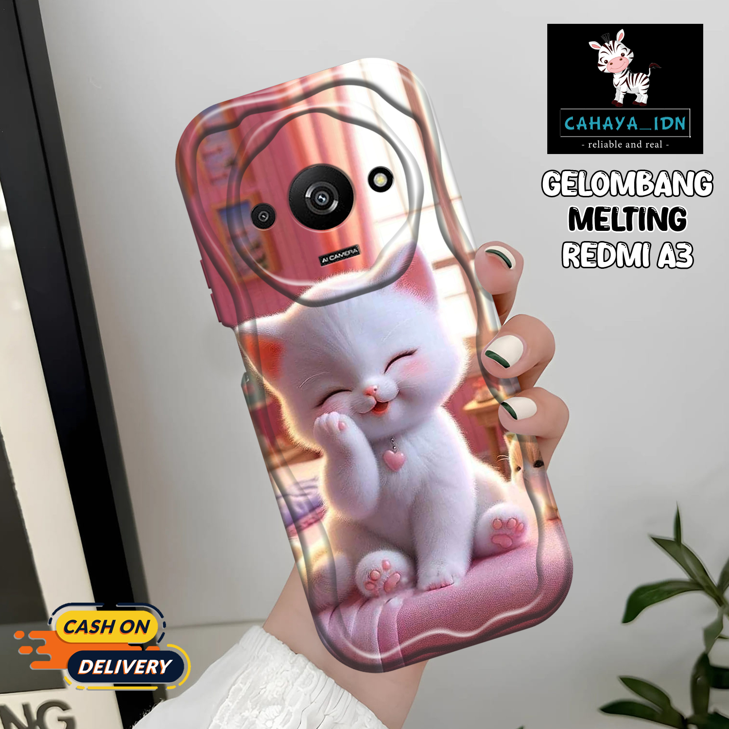 Softcase Wavy Wave Gelombang Melting Motif Cartoon Cute For Melting Redmi A Lazada Indonesia