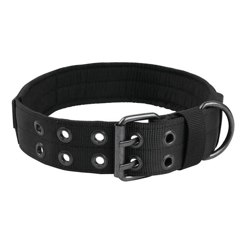 Dog Collar Adjustable Metal D Ring & Buckle Working Dog Collar for Medium Large Dogs LeadsPet Collar