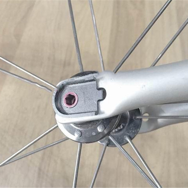 for Brompton Fork Gasket for Bike Hub Aluminum Alloy Front Wheel Washer