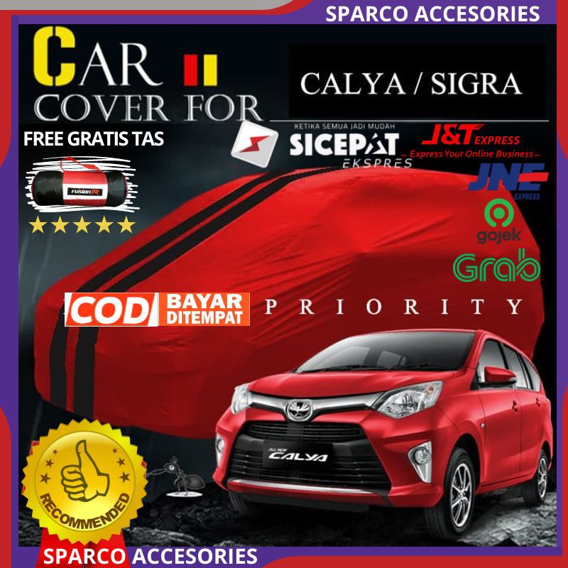 Sarung Mobil Cover Mobil Toyota Calya Daihatsu Sigra Sarung Mobil Calya Sigra Waterproof Anti Air 1 Selimut Mobil Waterproof Lazada Indonesia