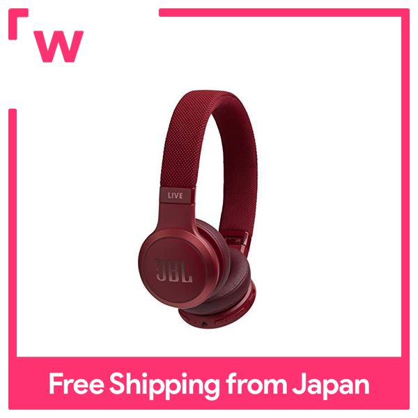 JBL Live 400BT Wireless OnEar Headphones with Voice Control (Red