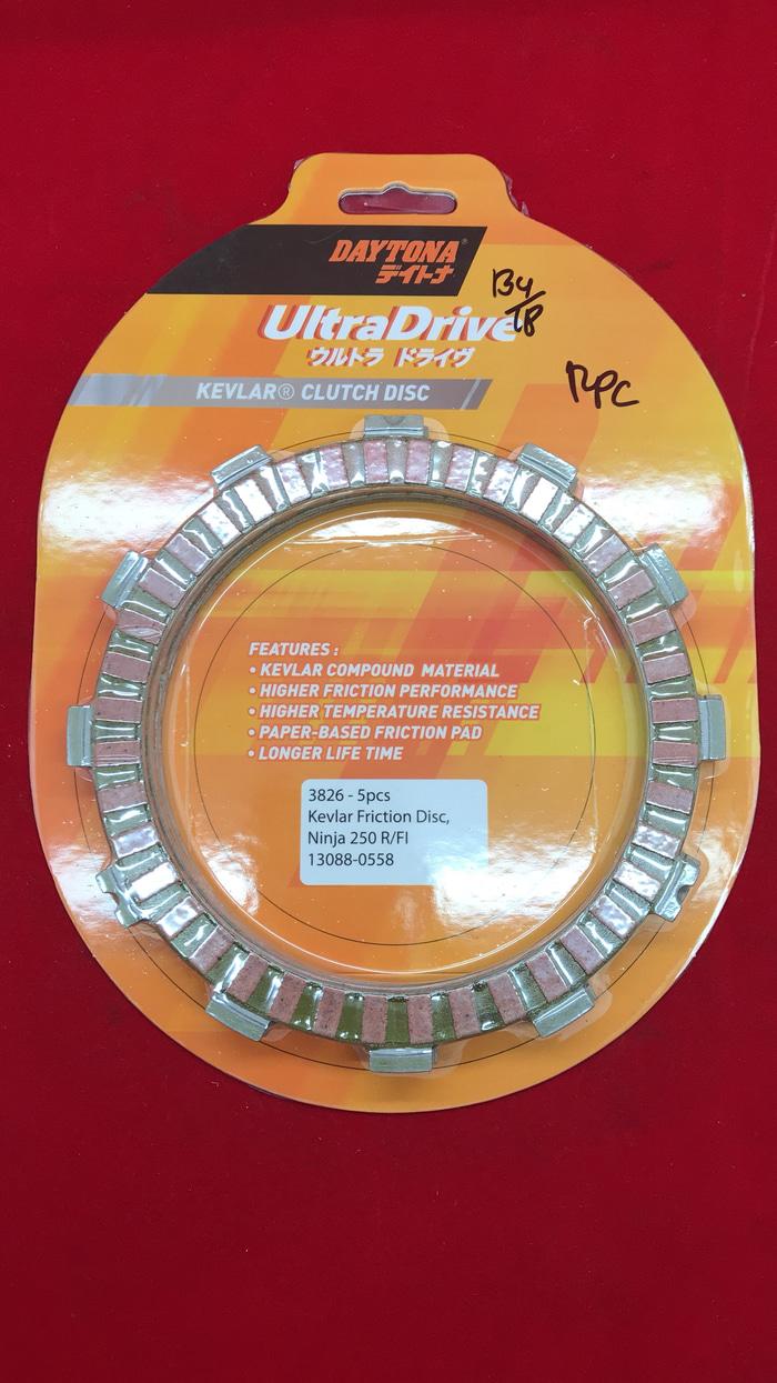PROMO Kampas kopling Racing Daytona Kevlar kawasaki Ninja 250 fi 250 R TERBARU