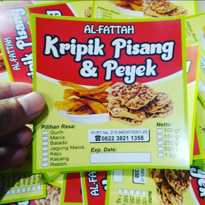 Stiker Kemasan Label Produk Home Made Premium Class Custom Size Plus Desain Suka Suka Dzakatoshop Lazada Indonesia
