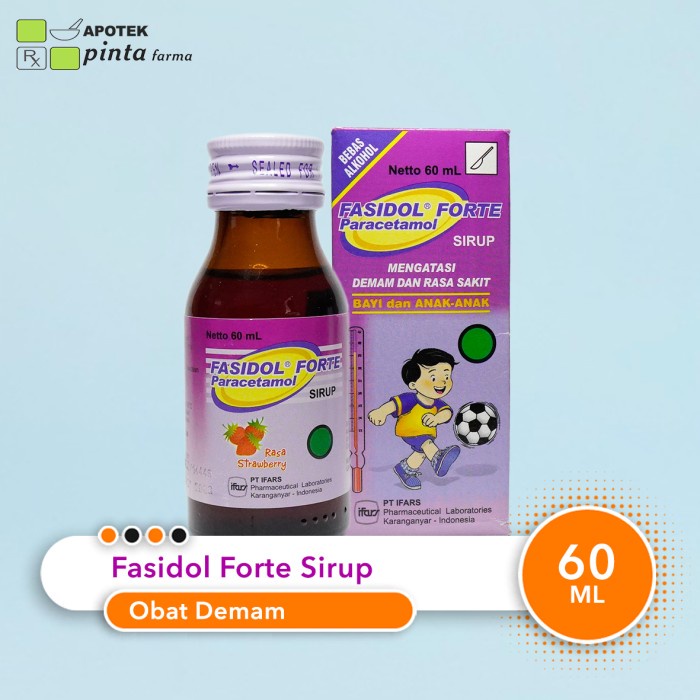Fasidol Forte Sirup 60 ML | Lazada Indonesia