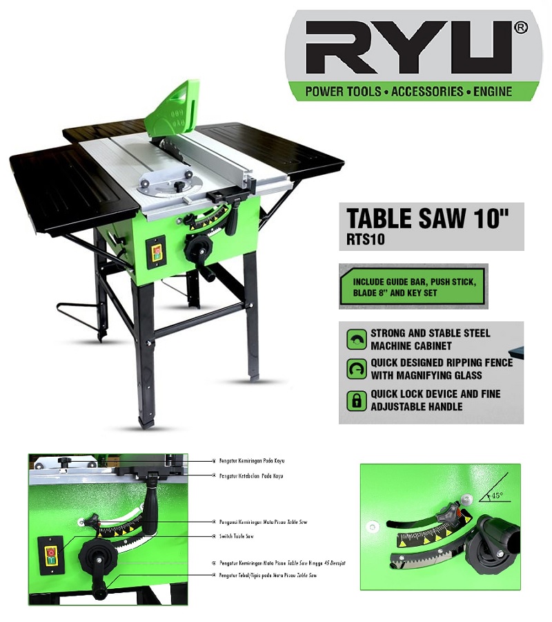 Table saw deals ryu rts 10