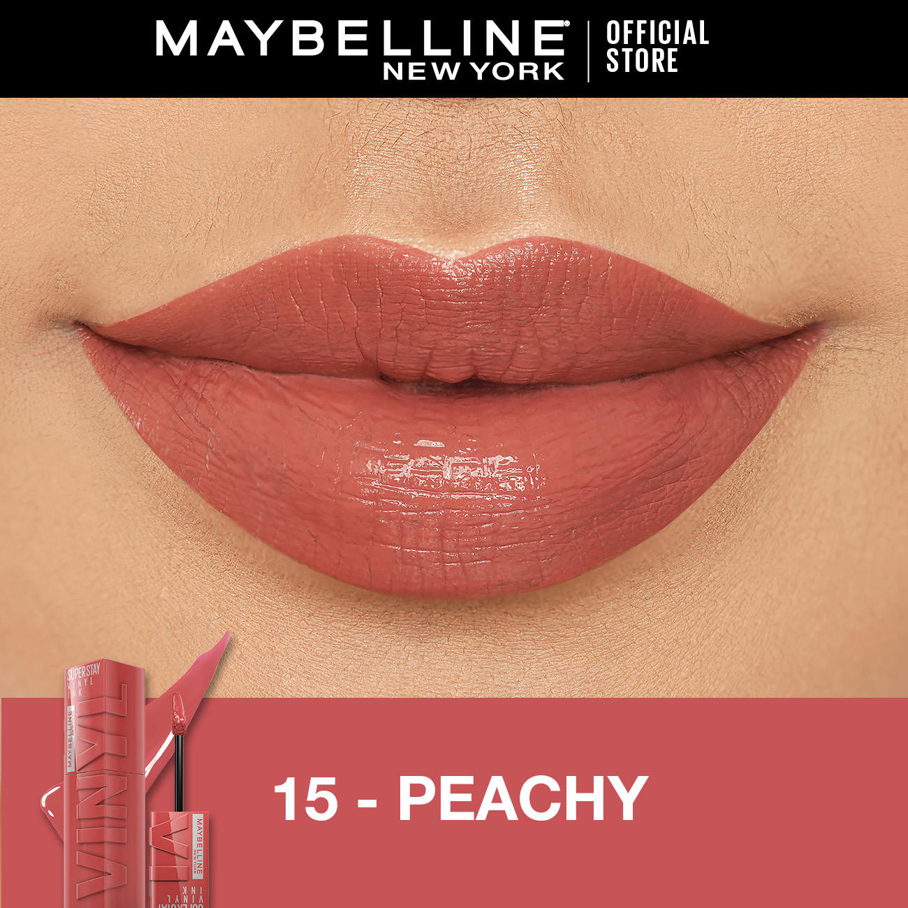 Maybelline Superstay Vinyl Ink 4.2 ml - Shiny Pigmented Liquid Lipstik