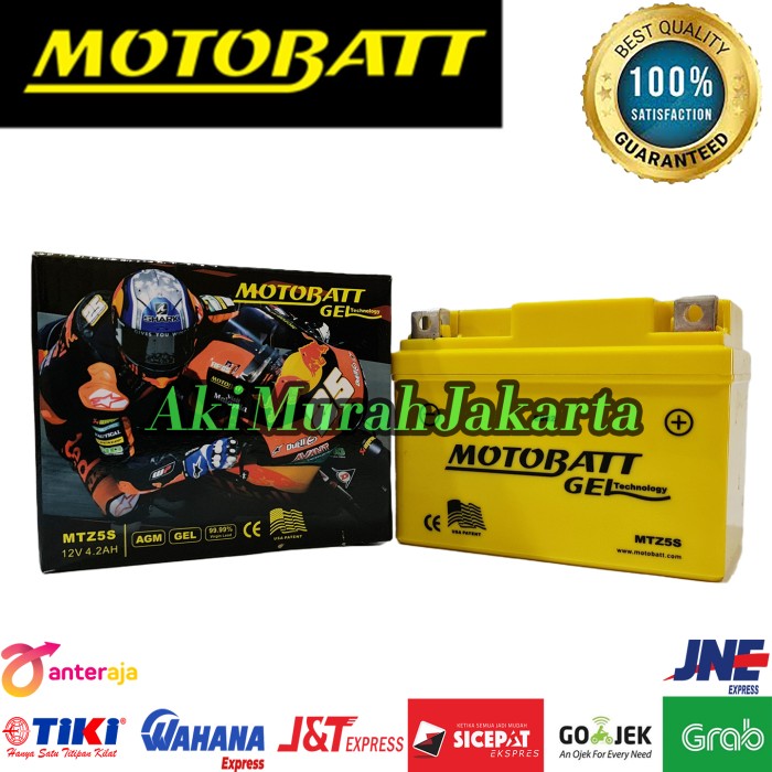 Aki Motor Yamaha R15 Motobatt MTZ5S Gel / Aki Kering | Lazada Indonesia