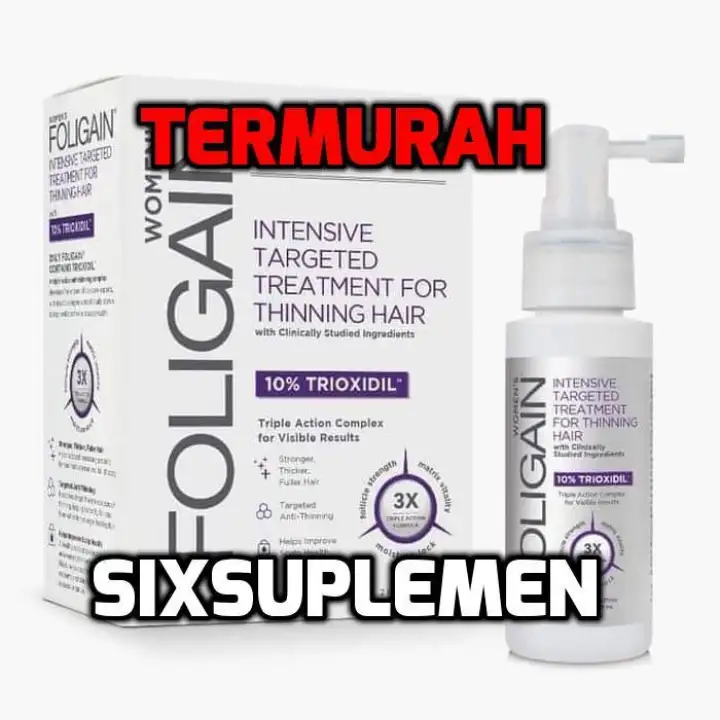 Foligain Hair Regrowth Treatment For Women With 10 Trioxidil 59 Ml Lazada Indonesia