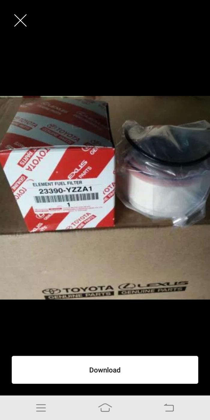 Filter solar saringan fuel filter inova fortuner hilux diesel asli