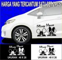 Termurah Cutting Sticker Mobil Sticker Kaca Mickey Mouse Lazada