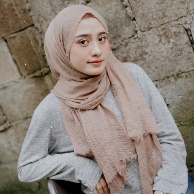 pashmina crinkle shawl