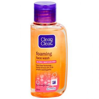 manfaat clean and clear foaming face wash