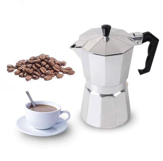 Teko Kopi COFFE Pot ALUMINIUM Coffee Maker 150ml untuk 3 cup