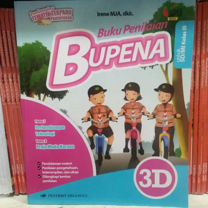 Bupena 3d Kelas 3 Sd Erlangga Lazada Indonesia