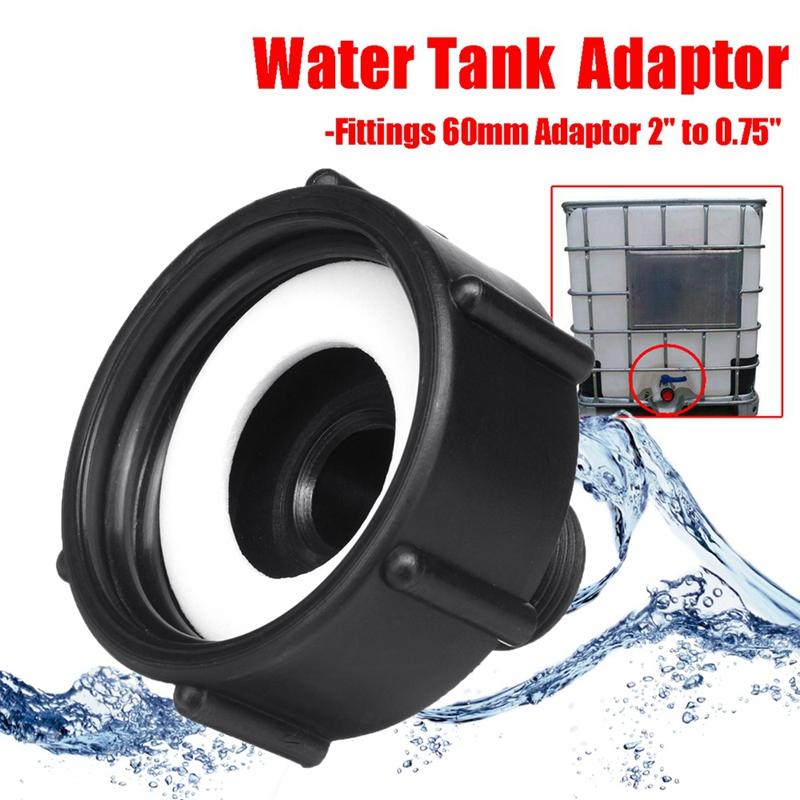 1000L IBC Water Tank Hose Adapter Fittings Tools Connector 60mm Outlet Adaptor 3/4 Inch