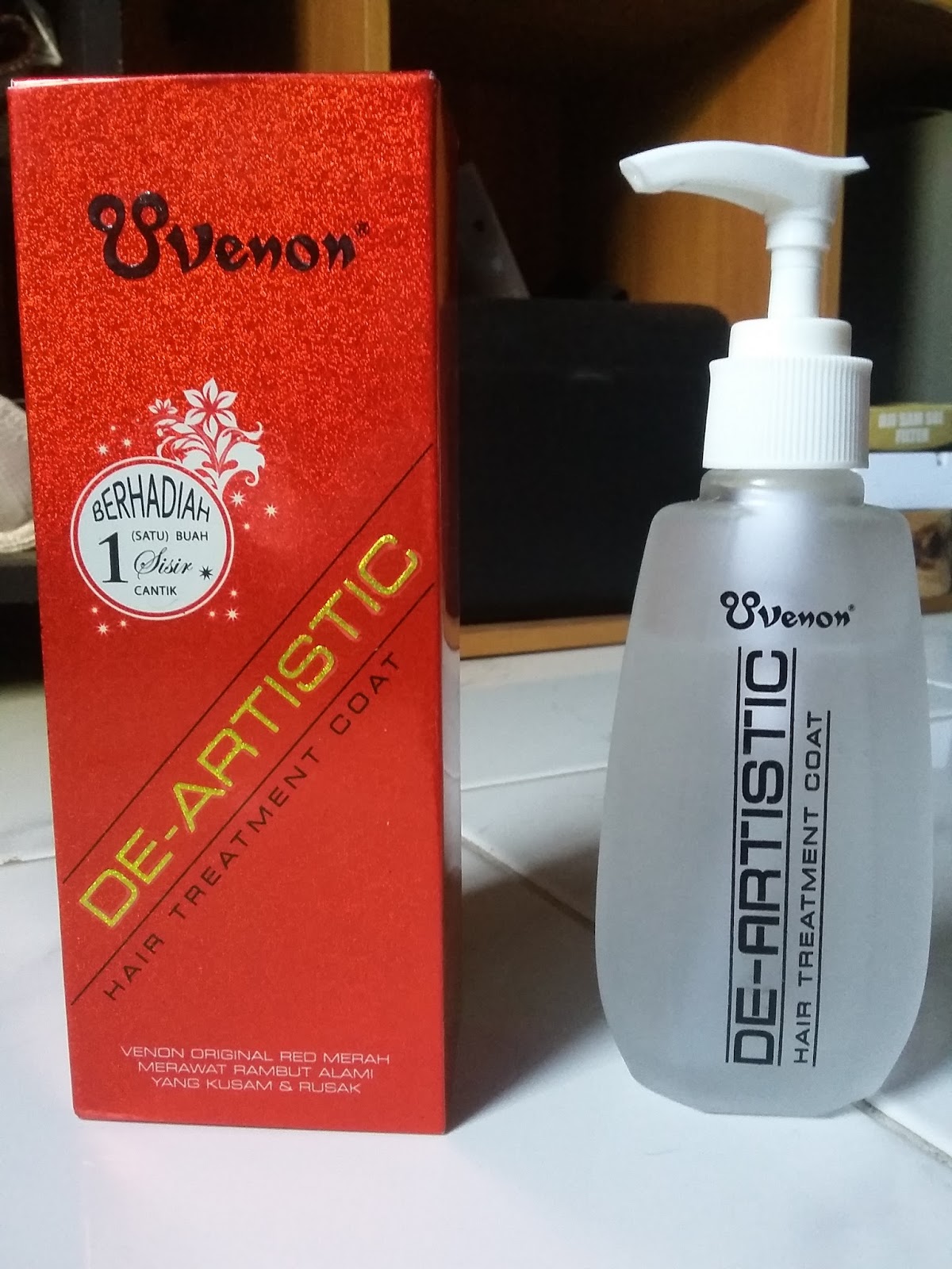 Bisa Cod Venon Merah De Artistic Hair Treatment Vitamin Rambut Venon Merah Lazada Indonesia