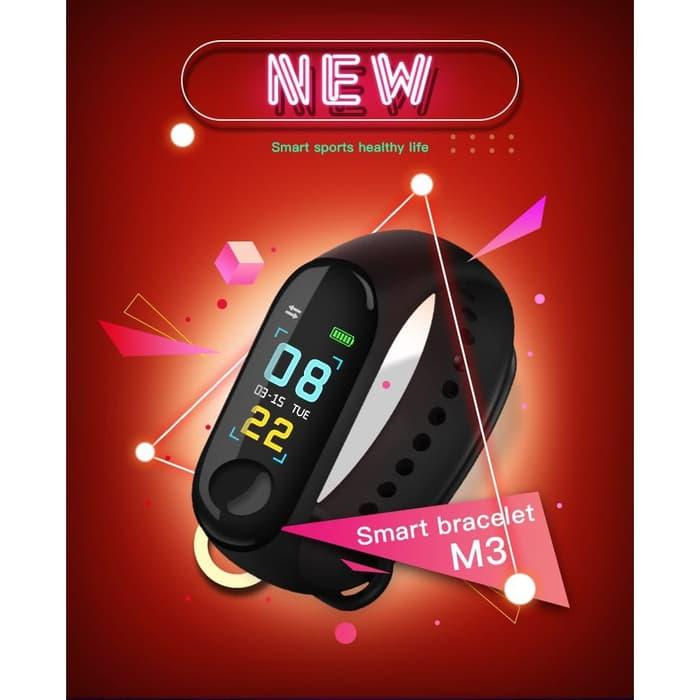 SMARTBAND M3 PLUS JAM TANGAN SMARTWATCH LUMIN XIAOM1 MI BAND 3