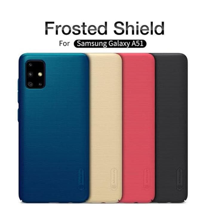 Leather Case Nillkin Case Samsung A51 Hardcase Nillkin Frosted