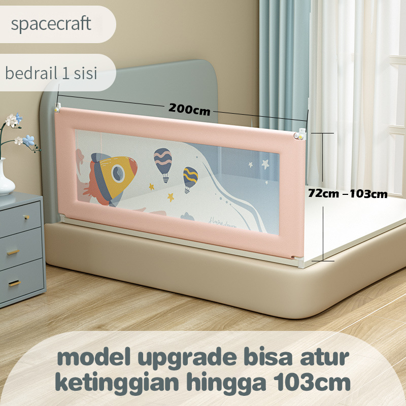 Baby Bedrail Bed Rail Pagar Pengaman Kasur Ranjang Bayi Pagar Tempat