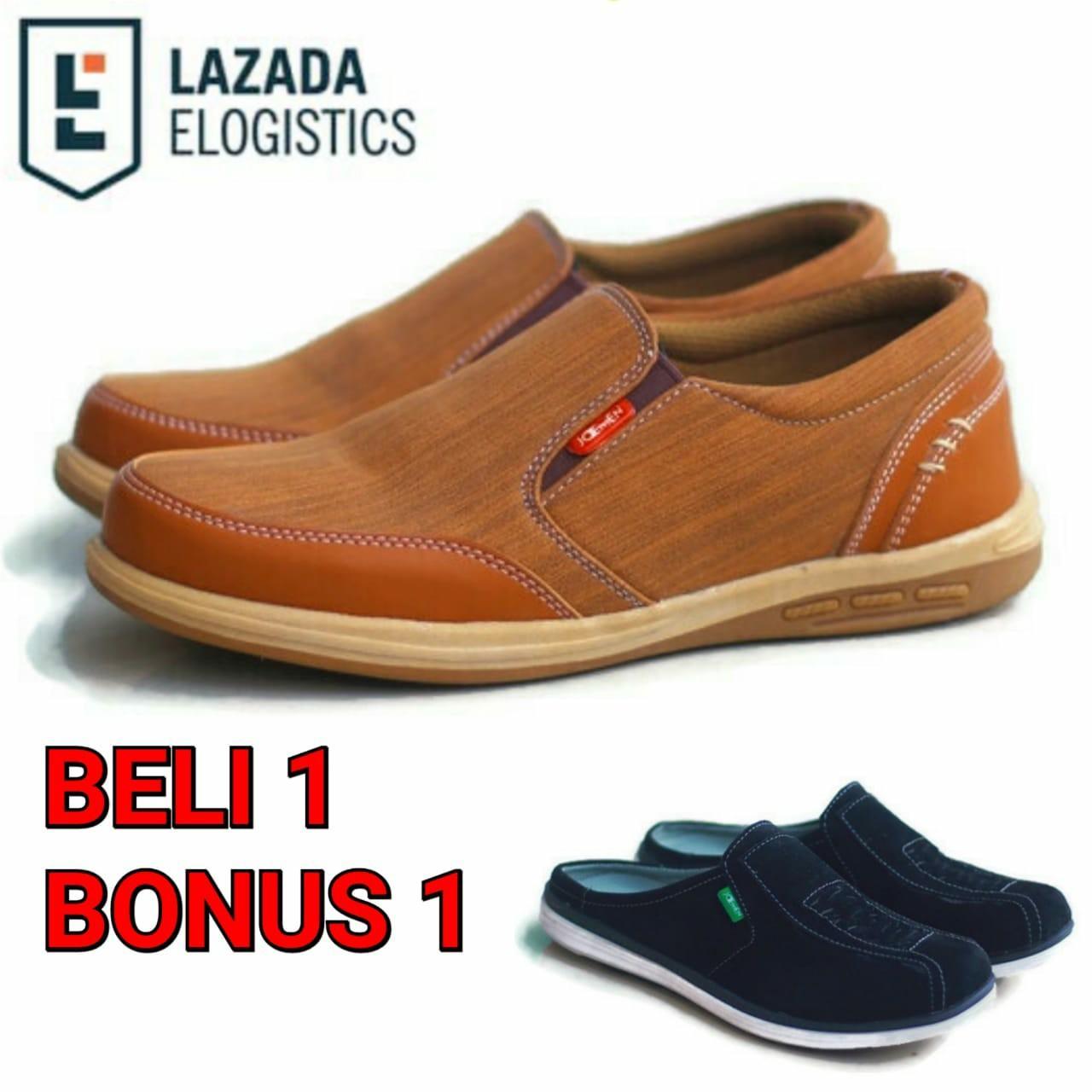 (BUNDLING) SEPATU KULIT JOEMEN J 28 FREE JOEMEN J 24 HITAM // ORIGINAL PRIA KERJA FANTOFEL KANTOR fashion pria / sepatu / sepatu pria / flat shoes / flatshoes / sepatu casual / sepatu casual pria / sepatu cowo / sepatu cowok / sepatu flat / sepatu murah