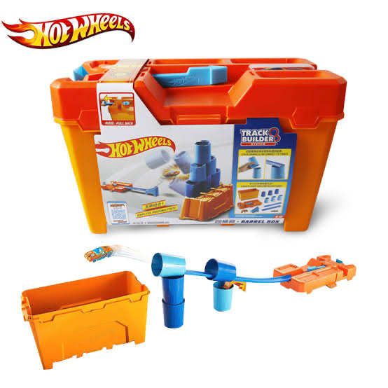 hot wheels track barrel box