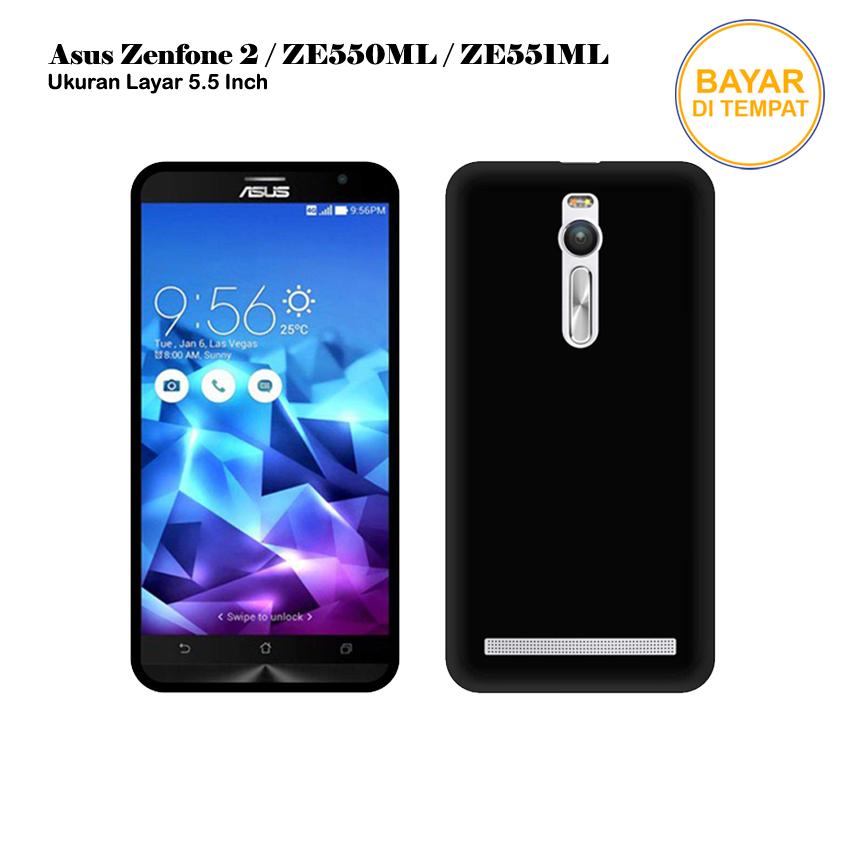 Casing Handphone / Softcase Anti Minyak Baby Skin / Case Black Matte Ultra Slim Untuk Asus Zenfone 2 / ZE551ML / ZE550ML (5.5