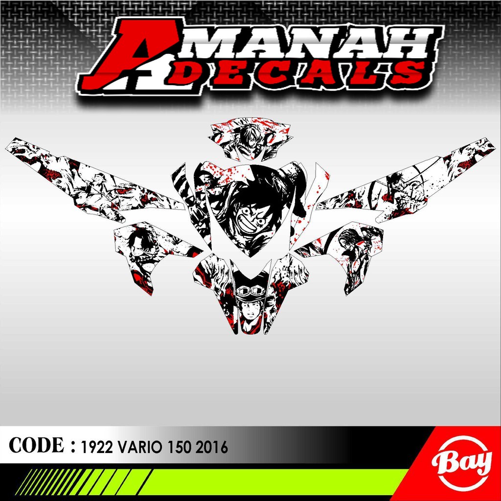 Jual Decal Vario 125 One Piece Terbaru Aug 22 Lazada