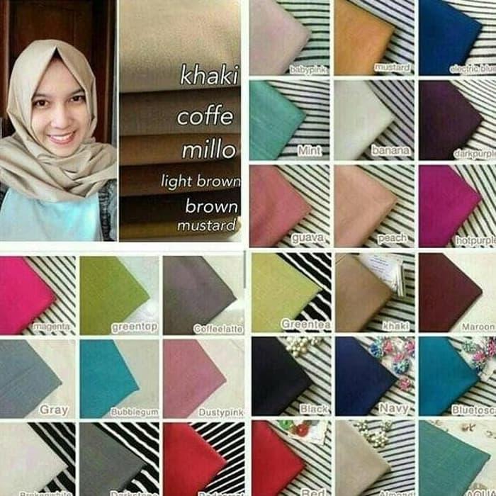 FASHION MUSLIMAH HIJAB/JILBAB/KERUDUNG PASHMINA KATUN SUPER FASHION / DZA Laris Fashion