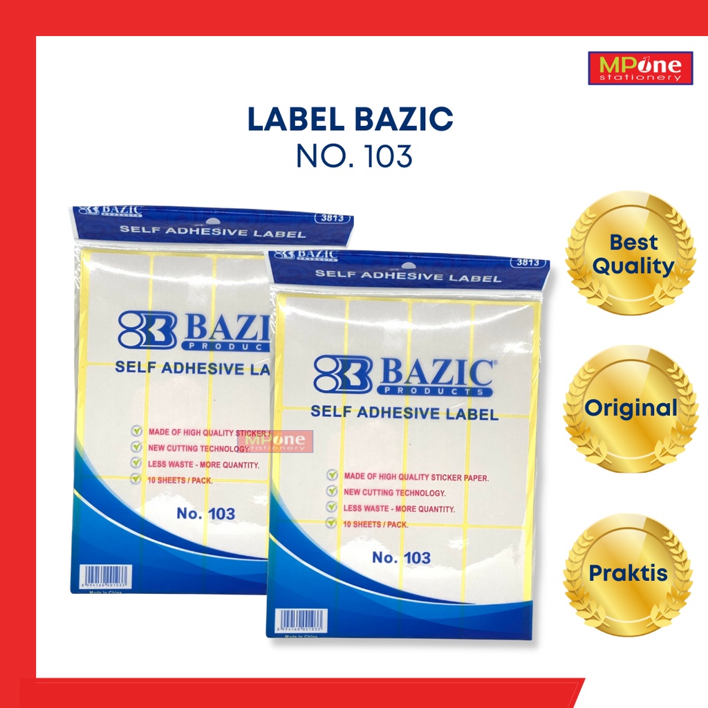 Label Undangan / Label Bazic No. 103 / Label No. 103 | Lazada Indonesia