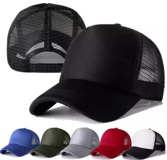 Topi Jaring Trucker Polos Keren Kece Lazada Indonesia