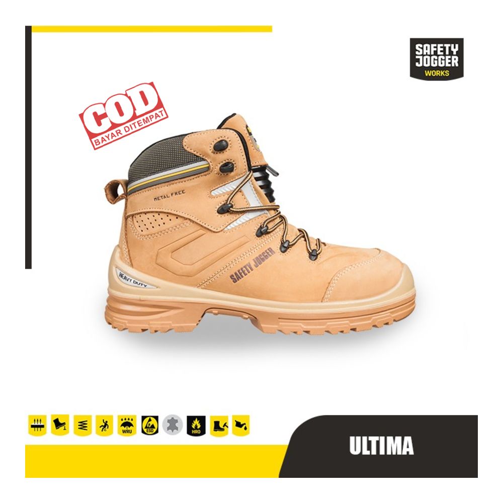 SEPATU SAFETY JOGGER ULTIMA S3 HRO SRC ESD METAL FREE sepatu safety