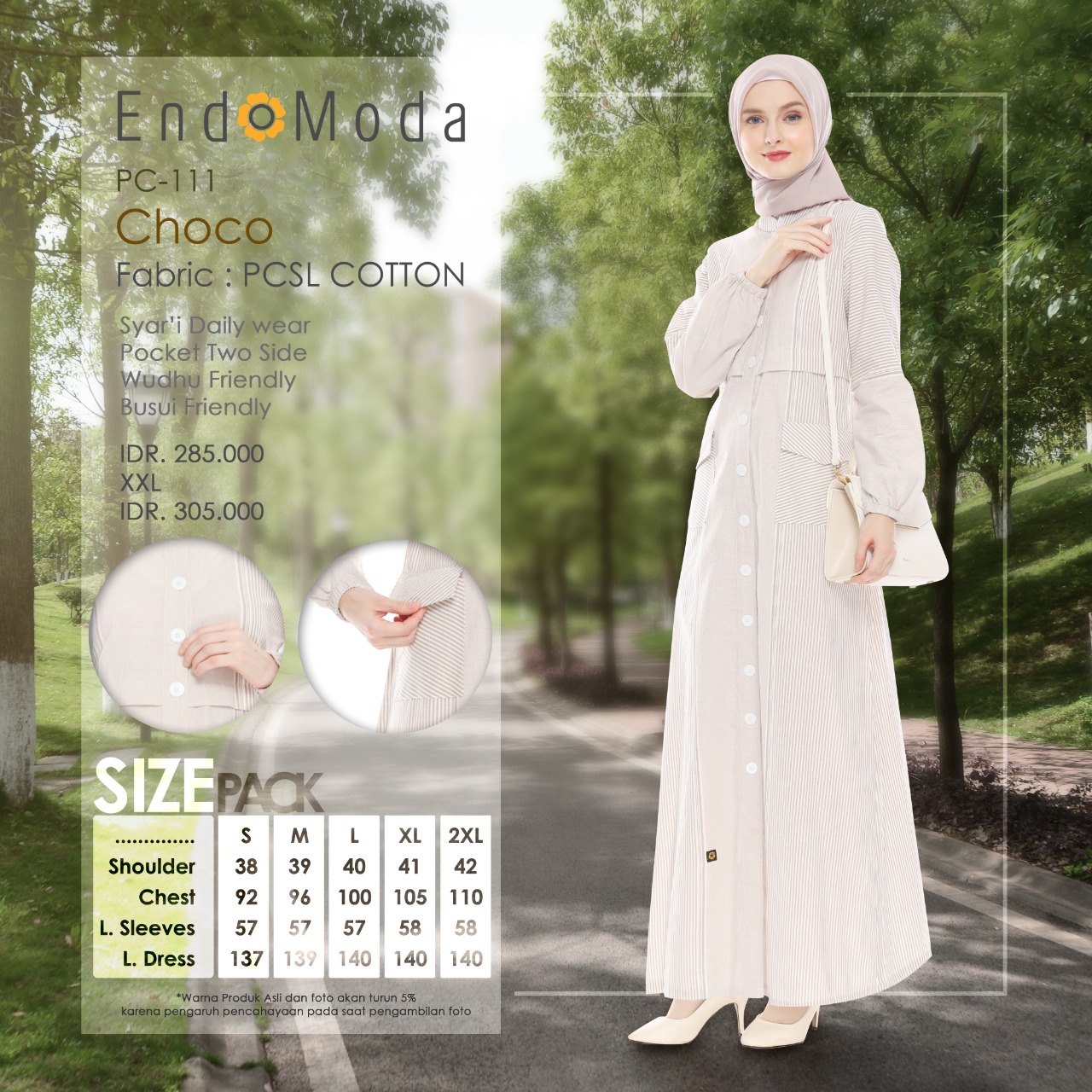 Gamis Endomoda Pc 111 Lazada Indonesia