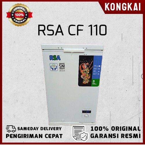 Freezer Rsa 110 Chest Freezer RSA CF110 Freezer Box RSA CF 110 Garansi Resmi | Lazada ...