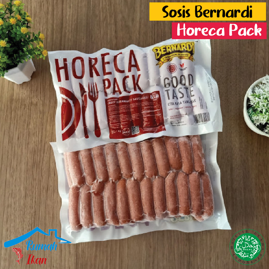 Bernardi Horeca Breakfast Sausage Daging Sosis Sapi 1kg Lazada