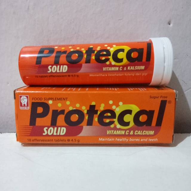 PROTECAL SOLID VITAMIN C & CALCIUM 10 effervescent tablets 4.5g