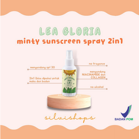 manfaat minty sunscreen lea gloria