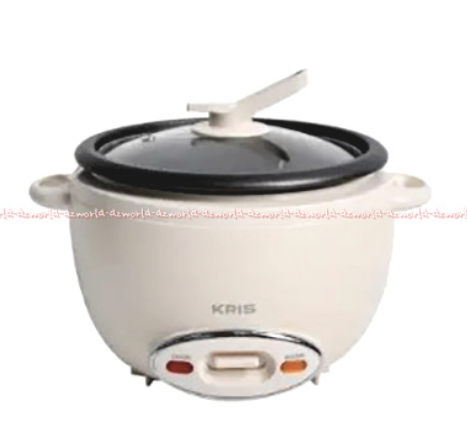 Kris Rice Cooker 4L Alat Penanak Nasi Masak Memasak Nasi Warna Putih Krisbow Krischef Magic Com