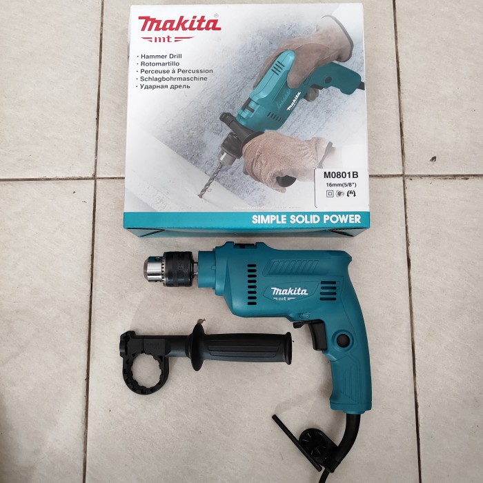 MAKITA M0801B Mesin Bor Listrik 13mm Tangan Impact M 0801 B M 0801B