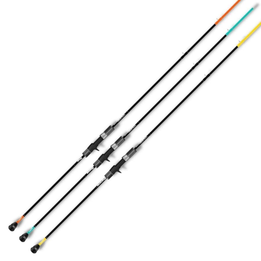 Feed Rod Baitcast Slow Worx SWB-62X – Canne Casting Pêche En Mer, Lourde, 6'2", Max 395g