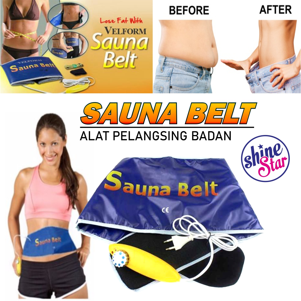 Shine Star Bisa Cod Alat Pelangsing Badan Perut Sauna Belt Korset Sabuk Pelangsing Perut Dan Pembakar Lemak Pria Wanita Original Lazada Indonesia
