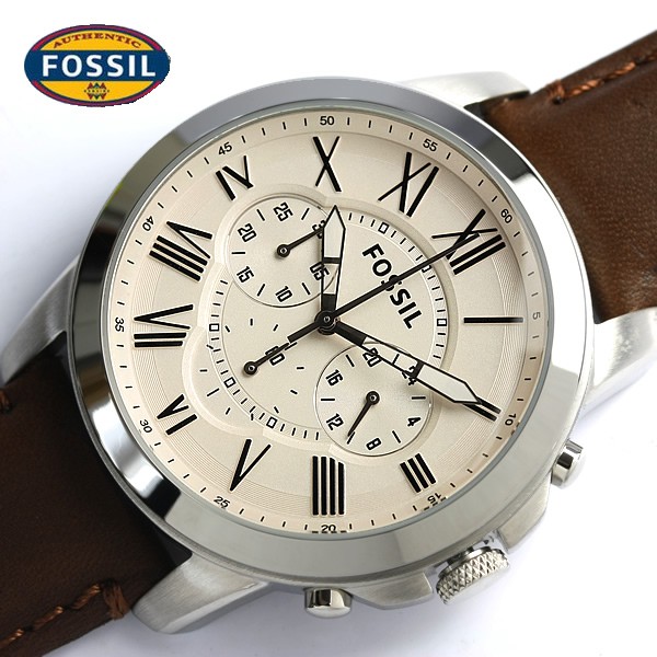Fossil FS4735 Grant Chronograph Brown 