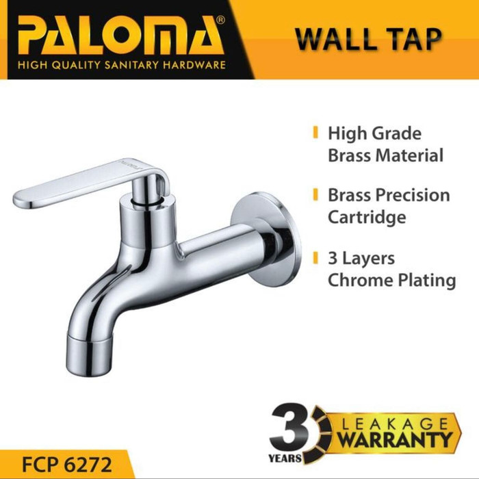 Keran Kran Air Taman Garasi Tembok Wall Tap PALOMA FCP 6272 Keran Kran Air Taman Garasi Tembok Wall Tap PALOMA FCP 6272